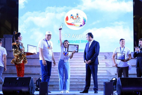 The official opening of the Youth Tourism Gathering takes place in Shakhrisabz