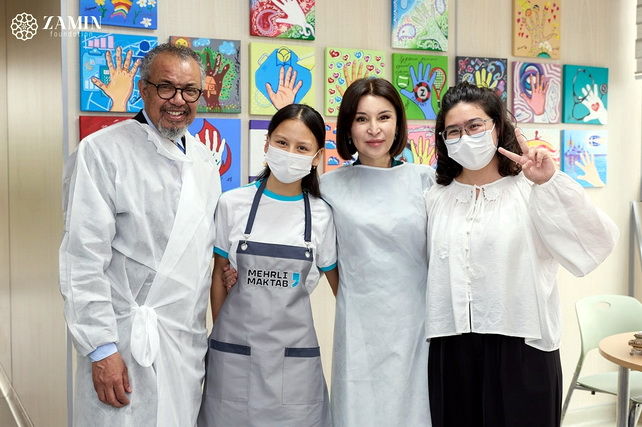 WHO Chief Visits Pediatric Oncology Center in Tashkent