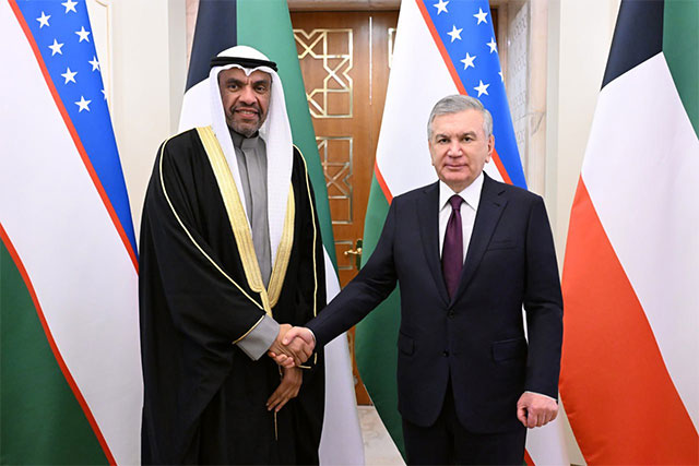 President of Uzbekistan meets with Kuwait’s Foreign Minister
