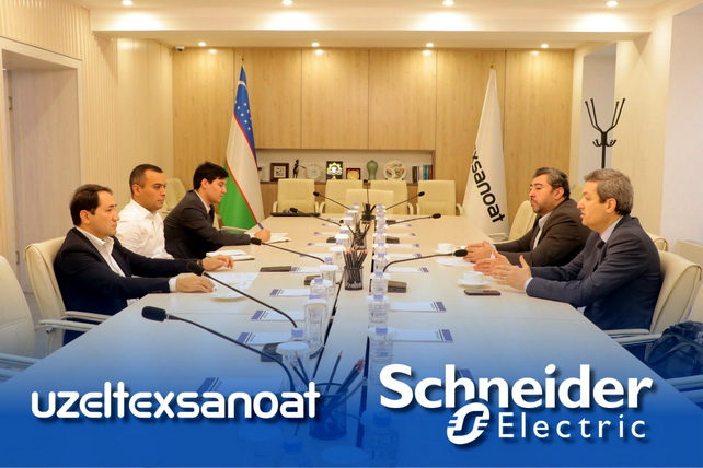 Schneider Electric изучает потенциал электротехнической отрасли Узбекистана