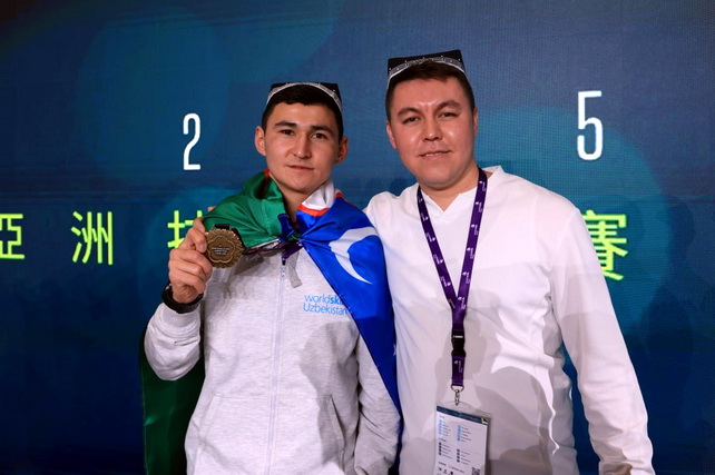 Uzbek Student Honored with “Best of Nation” Award at WorldSkills Asia Taipei 2025