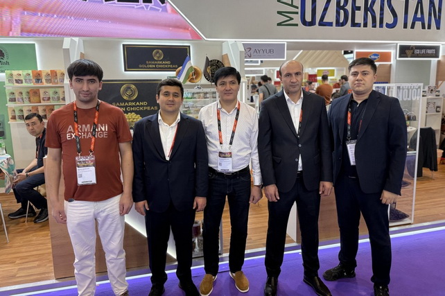 Узбекистан представил экспортный потенциал продовольственной отрасли на выставке Gulfood 2026 в Дубае