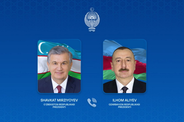 Mirziyoyev, Aliyev Discuss Ties and Middle East Situation