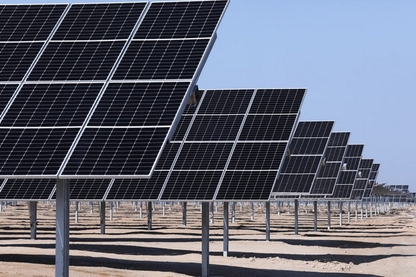 A solar photovoltaic station is being built at the Syrdarya Thermal Power Plant