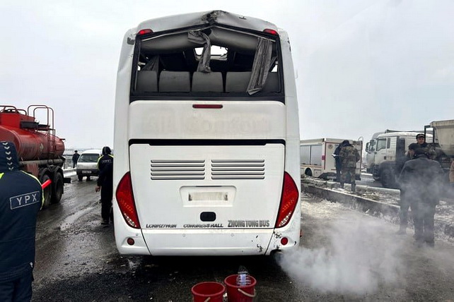 ДТП с автобусом в Узбекистане: погиб мужчина, 23 женщины пострадали