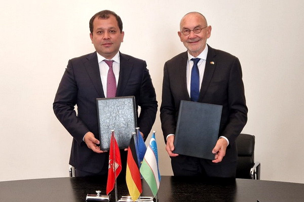 A protocol of intent on cooperation was signed between the Chamber of Commerce and Industry of Uzbekistan and the Chamber of Commerce and Industry of Hamburg