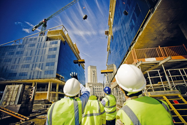 Which region has the most construction companies?