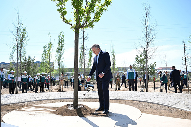 Mirziyoyev Launches Uzbekistan’s National Dendropark Project