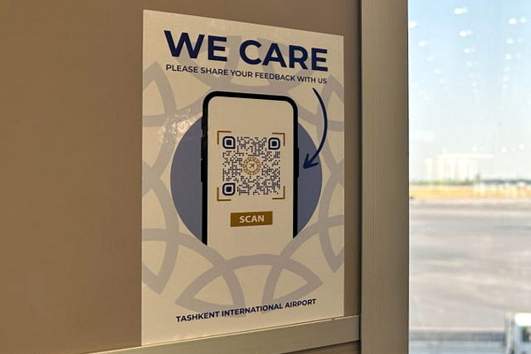 QR codes for passenger feedback introduced at Tashkent Airport