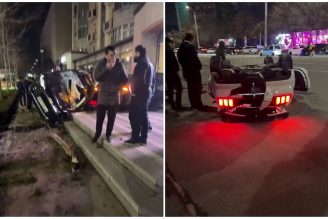 В Ташкенте произошло ДТП с участием трех автомобилей, пострадали два человека