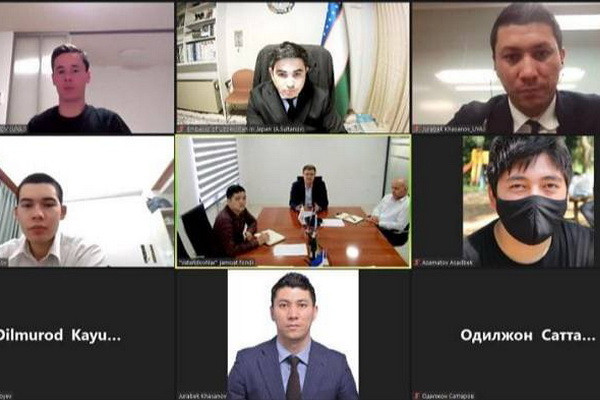 Состоялась онлайн-встреча представителей Общественного фонда «Ватандошлар» и Ассоциации молодежи Узбекистана в Японии
