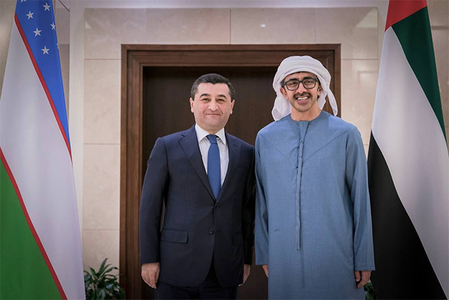 Saidov Discusses Middle East Situation with UAE Foreign Minister
