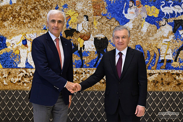 President of Uzbekistan meets with the Orano Chairman