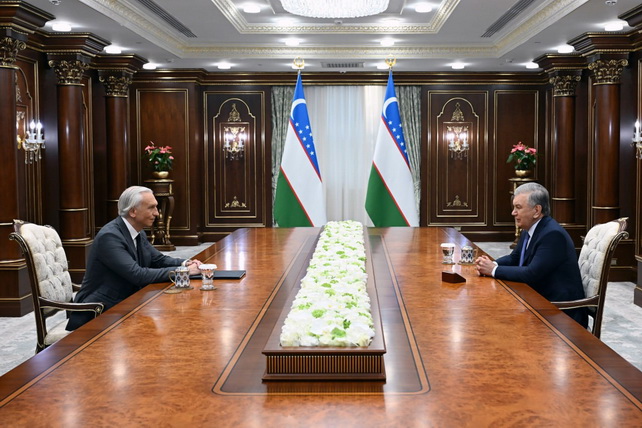 Президент Узбекистана отметил важность расширения взаимовыгодного сотрудничества с Россией в нефтегазовом секторе