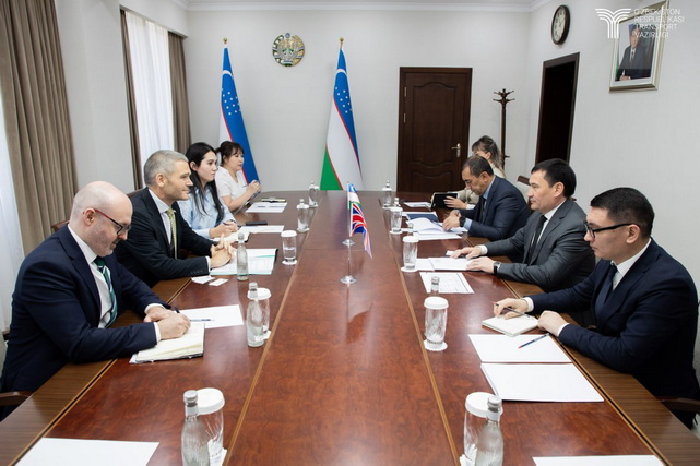 Uzbek Transport Minister meets with British Ambassador