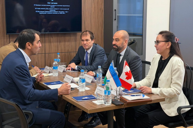 Равшан Ирматов обсудил с послом Канады развитие футбола в Узбекистане