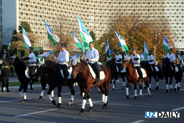 Horse Parade to Celebrate Navruz in Tashkent on 14 March