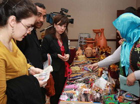 ПРООН проводит благотворительную распродажу изделий, изготовленных женщинами с инвалидностью