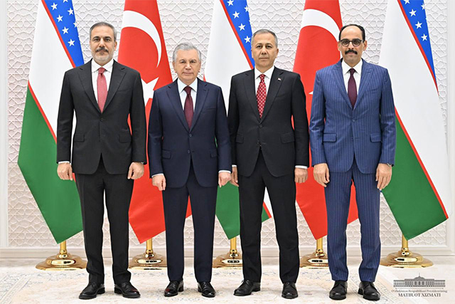 Uzbek President receives Turkish delegation