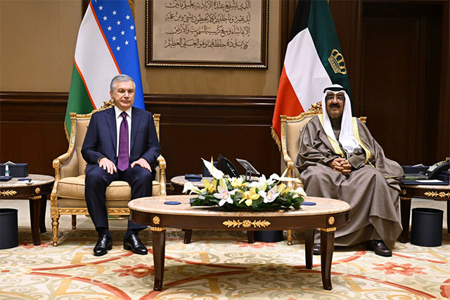 Leaders of Uzbekistan and Kuwait agree to develop comprehensive partnership