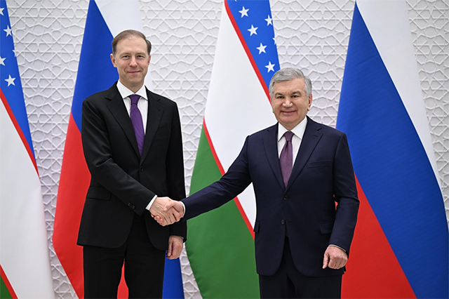 Mirziyoyev and Manturov Discuss New Projects