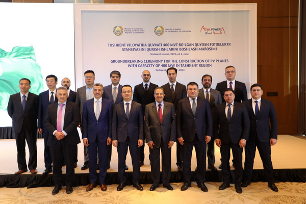 Uzbekistan, ACWA Power sign agreements to build two solar photovoltaic power plants