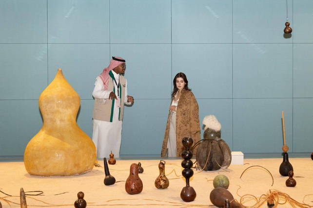 Gayané Umerova Attends Opening of Diriyah Contemporary Art Biennale 2026 in Riyadh