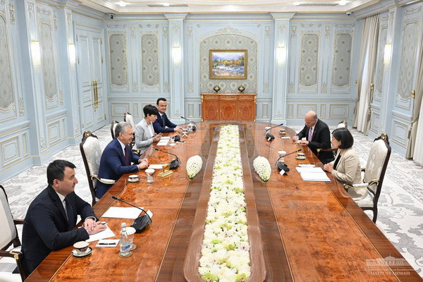President of Uzbekistan receives the US delegation