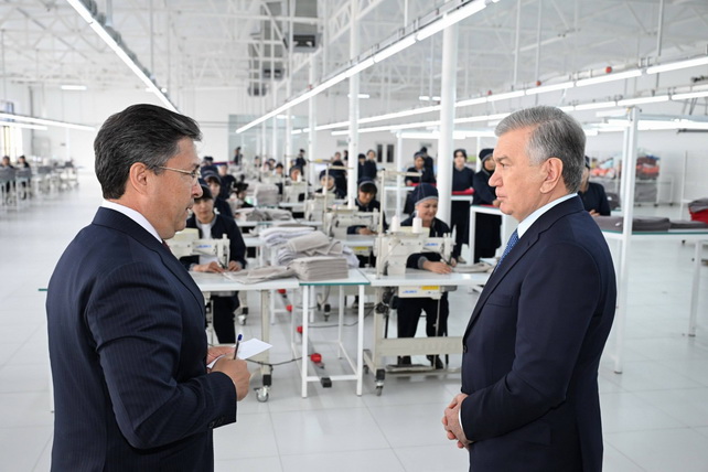 Мирзиёев ознакомился с кластером «Мароканд сифат»