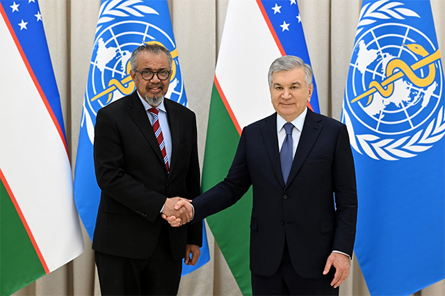 Mirziyoyev, WHO Chief Discuss Healthcare Modernization