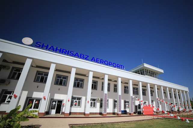 Shakhrisabz Airport resumes operations after renovation
