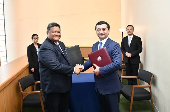 Uzbekistan and Palau Establish Diplomatic Relations