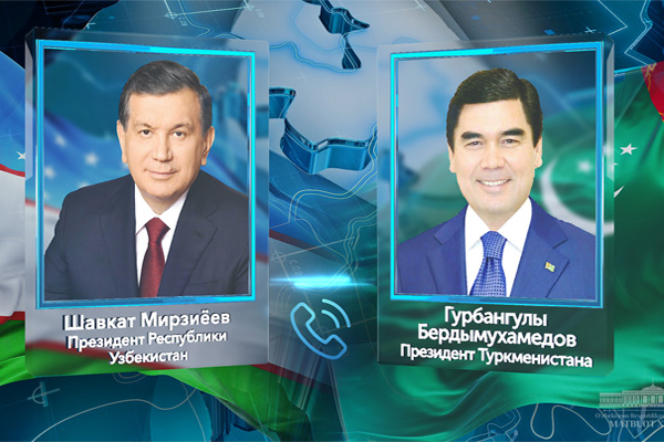 Шавкат Мирзиёев ва Гурбангули Бердимуҳамедов телефон орқали мулоқот қилишди