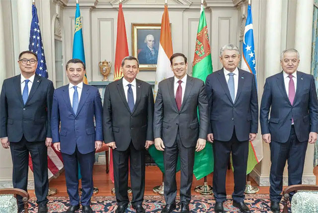 Central Asian Foreign Ministers Meet with U.S. Secretary of State