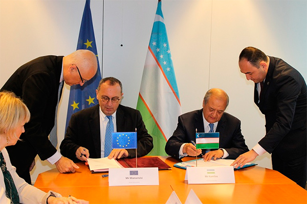 Uzbekistan and EU sign agreement for 21m euros
