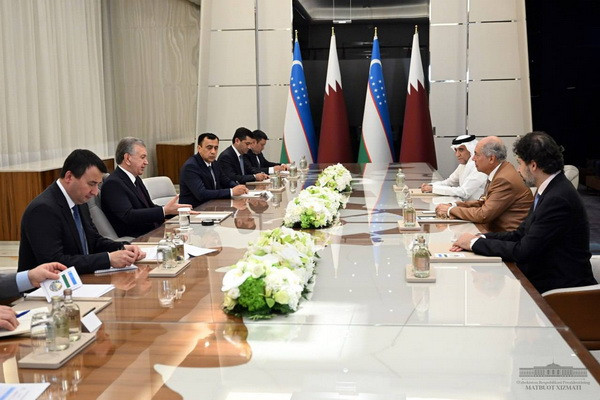 President of Uzbekistan receives the head of the Al Mirqab Capital