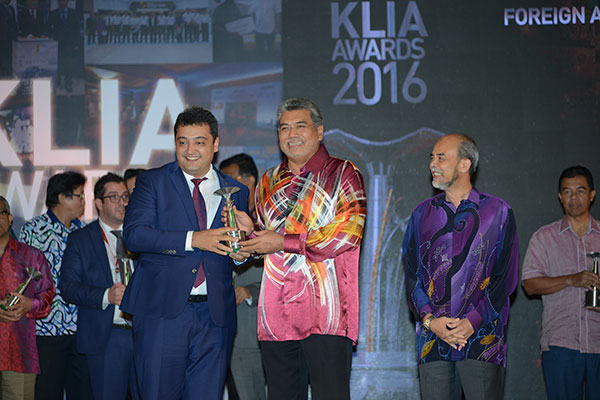 НАК «Узбекистон хаво йуллари» удостоена премии KLIA Awards 2016