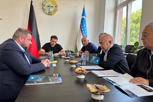 Zoyir Mirzaev Holds Talks with German Investors in Frankfurt am Main