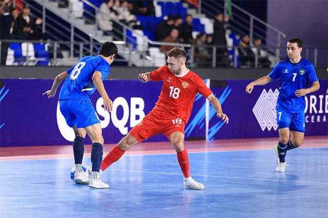 Россия обыграла Узбекистан во втором товарищеском матче по футзалу в Бухаре