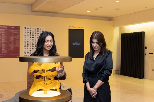 Gayané Umerova Attends Opening of Art Basel Qatar 2026