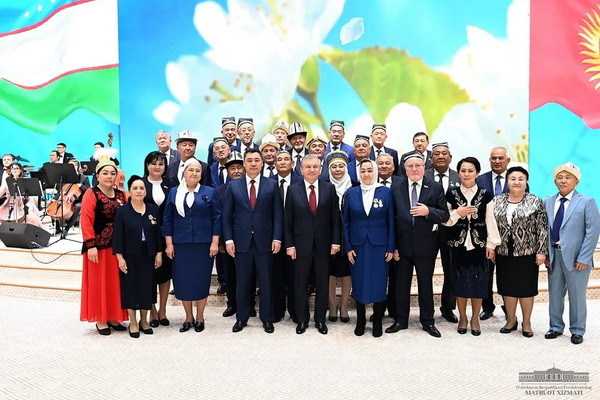 Устроен прием в честь Президента Кыргызстана