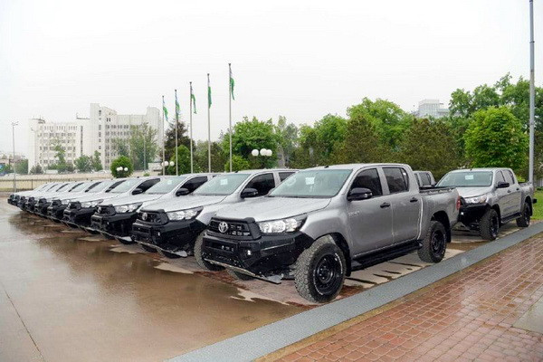 Соединенные Штаты передали 50 автомобилей Toyota Погранвойскам Узбекистана