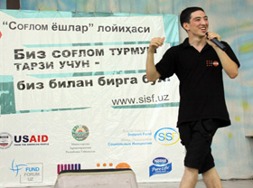 «Мы за здоровый образ жизни» – молодежная акция в летнем лагере