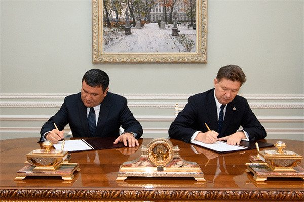 Uzbekistan and Gazprom sign a Strategic Memorandum on cooperation in the energy sector