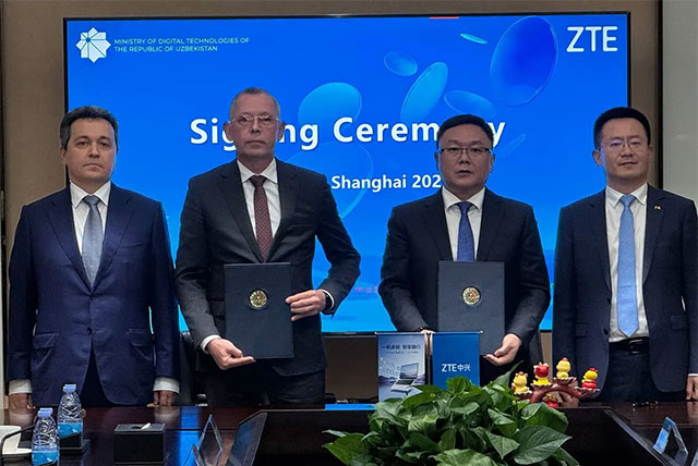 Узбекистан и ZTE расширяют сотрудничество в сфере телекоммуникаций и IT-аутсорсинга