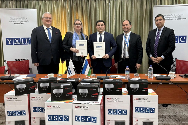 OSCE Donated Surveillance Equipment to State Border Service of the Republic of Uzbekistan