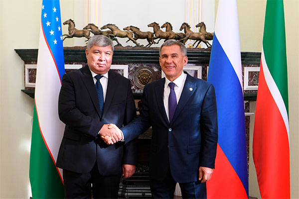 Президент Татарстана принял делегацию Узбекистана