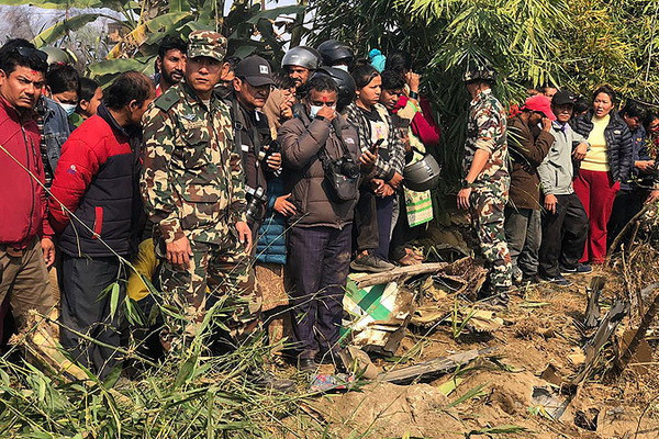 В Гималаях разбился пассажирский самолет