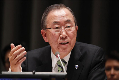 Addressing General Assembly, Ban urges political, financial support for UN priorities