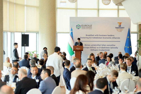 EUROUZ organized Breakfast with business leaders: Fostering EU-Uzbekistan Economic Alliances